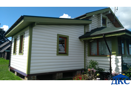 Каркасная пристройка к дому из бревна - Кипень, Ломоносовский район