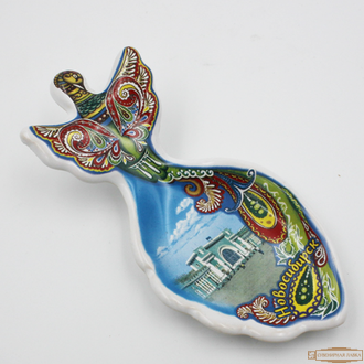 Керамическая подставка «Жар-птица» «ЖД вокзал» Новосибирск