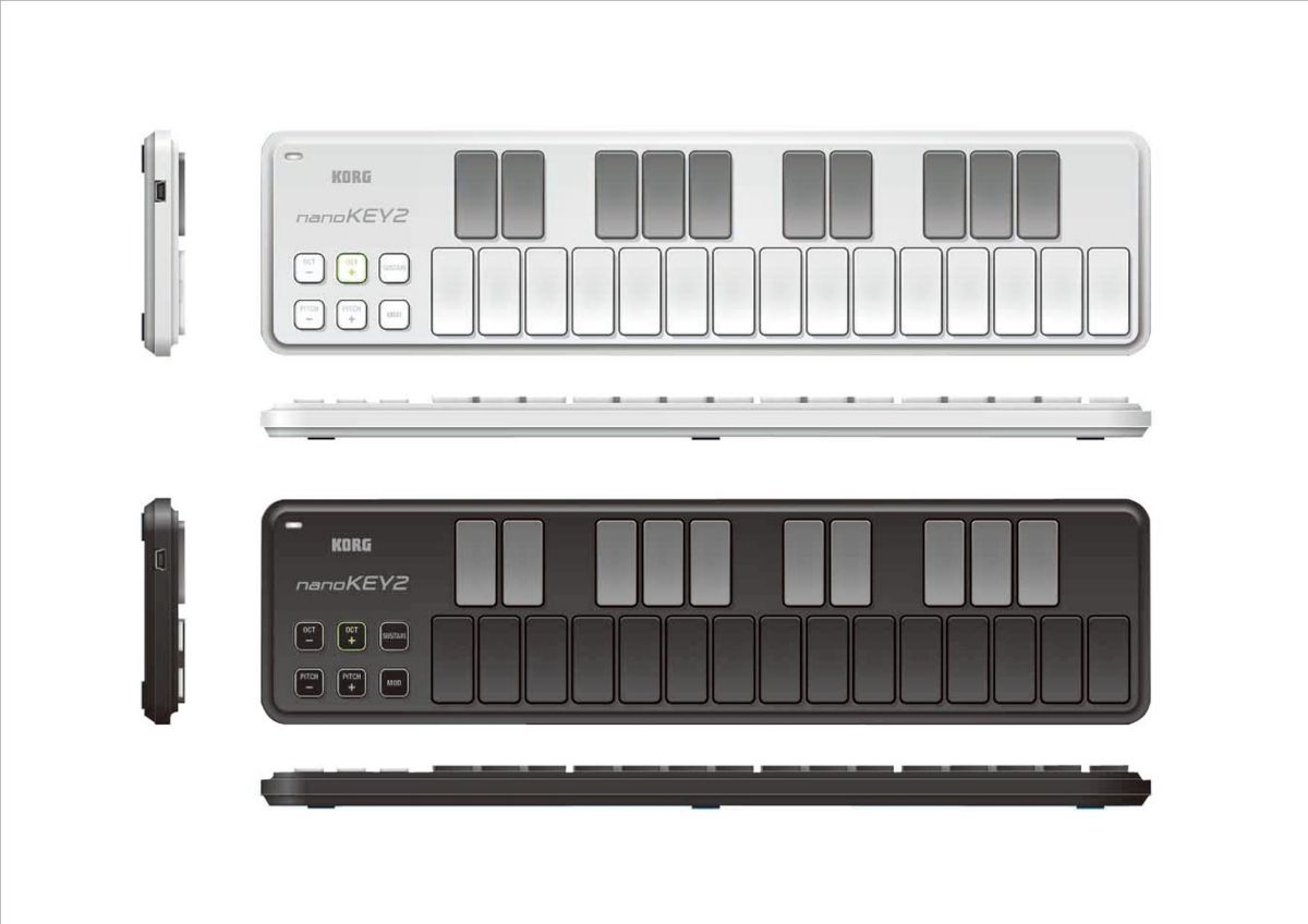 Фото черного и белого KORG Nanokey2