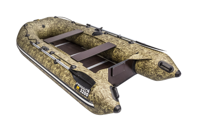 Моторная лодка Ривьера Компакт  3200 СК камуфляж камыш
