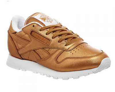 Reebok Classic Leather Бронза с белым