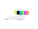 Краски витражные Луч Витраж 6 цветов, флуоресцентные, с блёстками