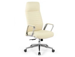 Кресло руководителя LINE/А бежевый/алюминий
