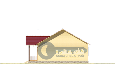 ДЖ-09 ГАБАРИТНЫЕ РАЗМЕРЫ: (8Х12М) 1 ЭТАЖ, ОБЩАЯ ПЛОЩАДЬ: 101,6М²