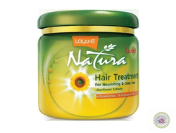 Маска для волос с экстрактом подсолнечника "Питание и Защита цвета" LOLANE NATURA. 250 мл.