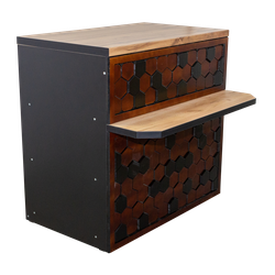 Рабочий прилавок с дополнительными полками из ЛДСП