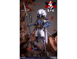 Самурай-кузнечик, синий - КОЛЛЕКЦИОННАЯ ФИГУРКА 1/12 Soldier - Gweitong series 2 (CT00B) - CROW TOYS