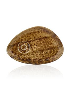 Блюдце 25*17 см чайное Cowry Bone