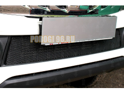 Защита радиатора Mitsubishi L200 V 2015-2019 black PREMIUM