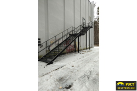 Строительно-монтажные работы по возведению шахты лифта и лестницы эвакуационного выхода