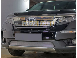 Защита радиатора для Honda Pilot 2018- chrome низ