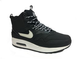 Nike Air Max 87 Black White/мех (41-46) Арт: 055М