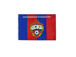 Флаг ФК ЦСКА 60х90 ЭМБЛЕМА 1666006