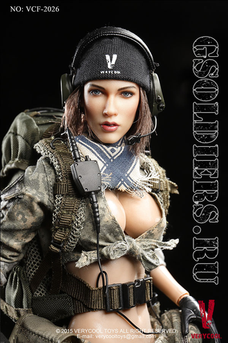 Коллекционная фигурка 1/6 ACU Camo Female Shooter VCF-2026 - VeryCool (Брак упаковки)