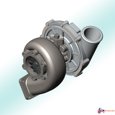 Турбокомпрессор для ЯМЗ-847.10 - ТКР 10ТТ-04 (левый)