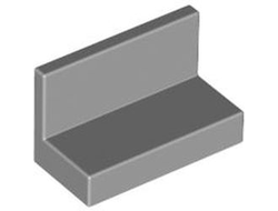 Panel 1 x 2 x 1 with Rounded Corners, Light Bluish Gray (4865b / 4211515 / 6146223)
