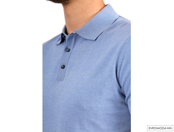 Поло мужское голубое LUXOR