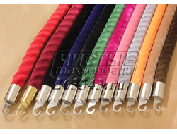 Бархатный канат с крючком для барьерных стоек