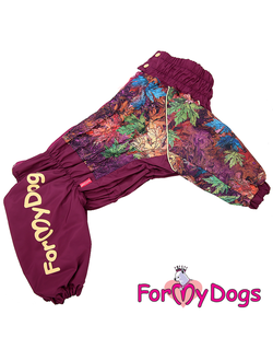 Комбинезон Кленовые Листья Бордовый