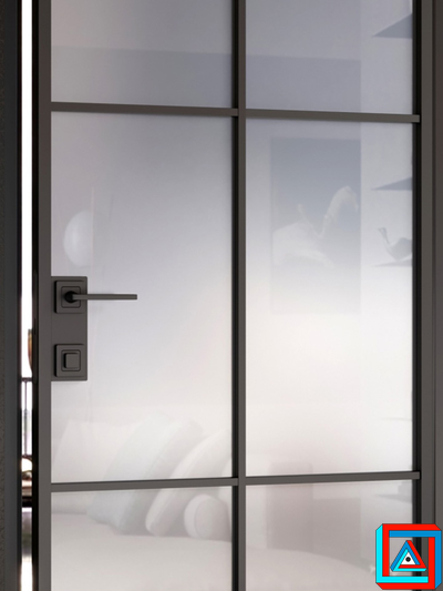 Распашные двери одностворчатые встроенные