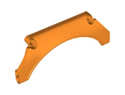 Technic, Panel Car Mudguard Arched 13 x 2 x 5 Straight Top, Orange (42545 / 6358258)