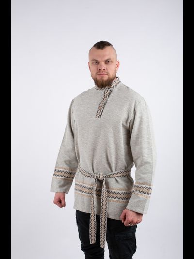 Косоворотка "Сила Духа" ручное ткачество