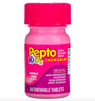 Pepto Bismol Kids Chewables - ЖЕВАТЕЛЬНЫЕ ТАБЛЕТКИ ОТ РАССТРОЙСТВА ЖЕЛУДКА для детей от 2х лет
