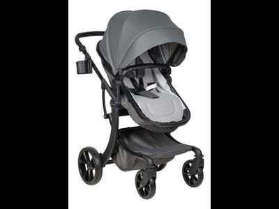 Детская коляска 3 в 1 Farfello Aimile Original Темно-серый Экокожа