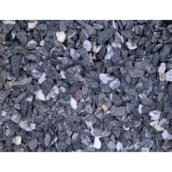 Черный мрамор галтовка, фракция 3-5 мм