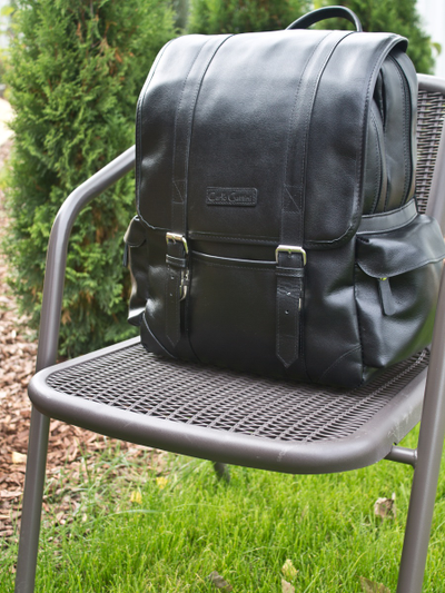 Кожаный рюкзак Montalbano black (арт. 3097-01)