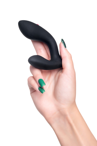 46455 Электростимулятор Mystim Flexing Flavio, силикон, черный, 9 см