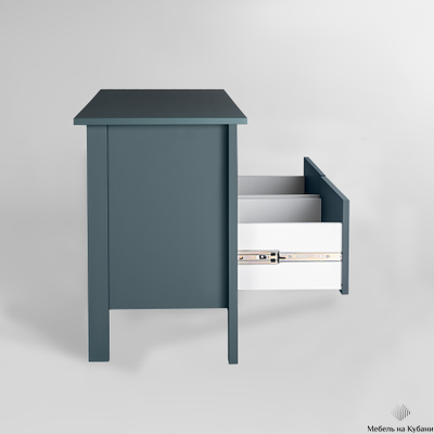 2.08.03.080.6 САГА тумба 2 ящика темно-бирюзовая