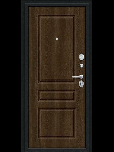 Дверь Входная  "Пик" Dark Barnwood/Букле черное