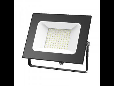 Светодиодный прожектор Gauss 100W(6600LM) IP65 6500K 6K 225x188x30 черный 613100100P