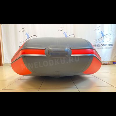 Моторная лодка Аква 2800 слань-книжка киль красный/черный