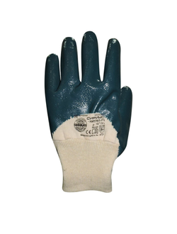 Перчатки нитриловые -НИТРИЛ РЧ (ЛЮКС)" трик. манжет полуоблив, р. 9,10,11 уп.120п.