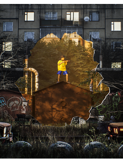 холст "Гаражи 2.0"