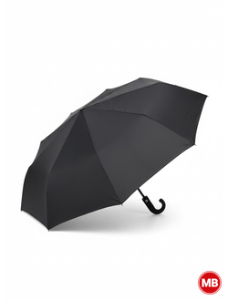 Автоматический складной зонт, чёрный