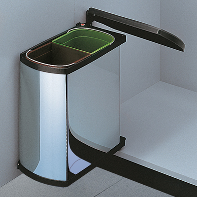 Встраиваемое ведро для мусора 16л (2x8) Oko-Flex Hailo 3416101