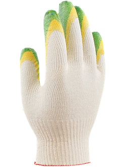 Перчатки Трикотажные с 2-м латексным обливом (10/100 пар упаковка)