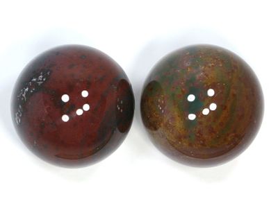 Шар Гелиотроп в ассортименте, Индия (40 мм, 86 г) №20816