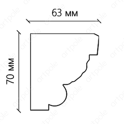 Карниз орнаментальный SK38