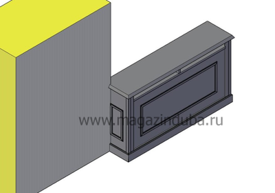 Барная стойка (столешница с живым краем)