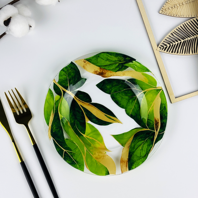 Тарелка десертная (зеленый)