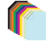 Цветная бумага А4 ТОНИРОВАННАЯ В МАССЕ, 100 листов 10 цветов, склейка, 80 г/м2, BRAUBERG, 210х297 мм, 124715