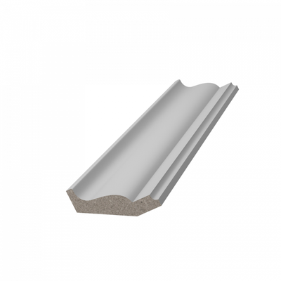 Потолочный карниз Ultrawood CR0025, из ЛДФ-декора, под покраску, 2.44 м.