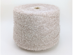 Бобинная пряжа  весовая Букле 100 гр цвет 258 бежевый