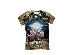 Футболка Диппер и Мэйбл с полной запечаткой №10