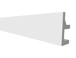 Потолочный плинтус для подсветки DECOR-DIZAYN DD615, из дюрополимера, под покраску, ударопрочный, 2 метра.