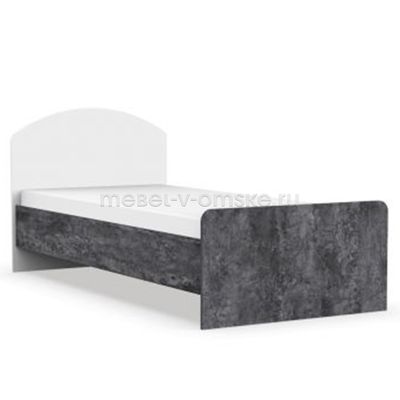 ЭВ002 Кровать Стайл (900). Размер: 970х900х2035. Спальная зона: 900х2000.